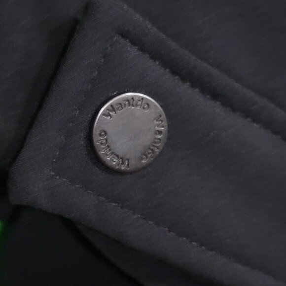 Wantdo Men Black Jacket Hodded Sz 4X Mid-Legth - Picture 2 of 7